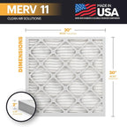 BNX TruFilter 20x20x2 Air Filter MERV 11 - Image 2