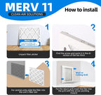 14x25x1 Air Filter, MPR 1200 & FPR 7, MERV 11 Pleated Air Filter - Image 5