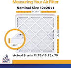 Filter King 12x20x1 Air Filter | 4-PACK | MERV 13 HVAC Pleated A/C Furnace - Image 2