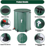 THUNDERBAY 60 Gallon Collapsible Rain Barrel, Portable Rain Barrels to Collect - Image 4