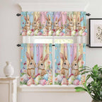 Easter Kitchen Curtains Set 3 Piece - Image 9