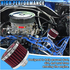 23mm Car Air Filter, 0.9'' High Flow Vent Valve Cover, Breather Filter - Image 4