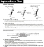 AWO ET-EMF320 ET-SFD320 Replacement Projector Air Dust Filter - Image 4