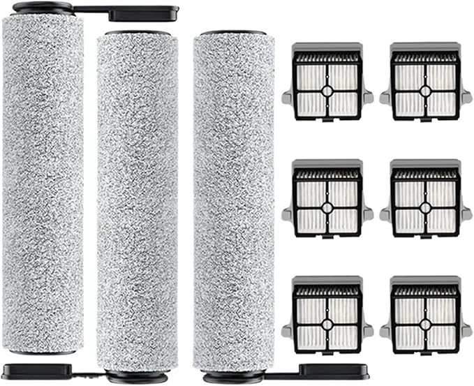 Wet and Dry Vacuum Cleaner Roller Brushes & Filters, Compatible - Image 2