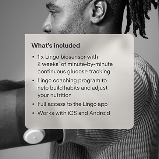 Lingo Continuous Glucose Monitor & App. Made by Abbott. Know the impact of what - Image 4