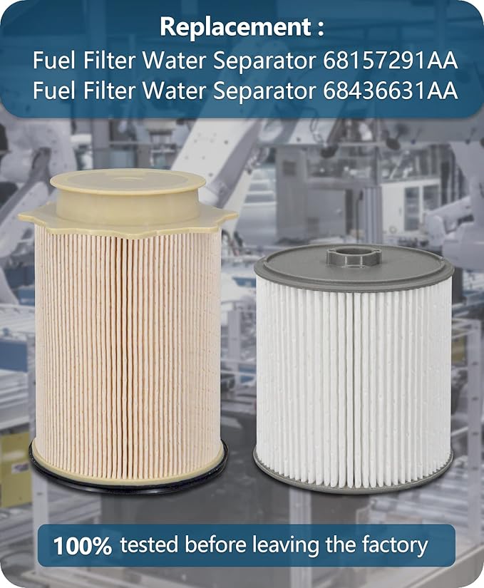 Marsram 6.7 Cummins Fuel Filter Water Separator Set fits - Image 2
