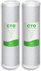 SimPure Whole House Water Filter Cartridges 5 Micron 20" x 4.5" CTO Activated by SimPure_Water