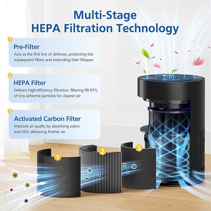 3 Pack TZ-K1 Replacement Filter Compatible - Image 3