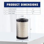 Air Filter Maintenance Kit for Husqvarna YTA18542 YTA22V46 YTA24V48 YTH18542 - Image 3