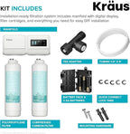KRAUS Purita 2-Stage Under Sink Water Filtration System - Image 4
