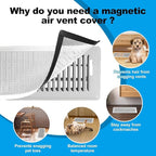 4 PCS White Magnetic Vent Covers - Image 7