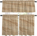 Kitchen Curtains Tiers and Valance Set of 3, Country Farmhouse Light Filtering by Anzona