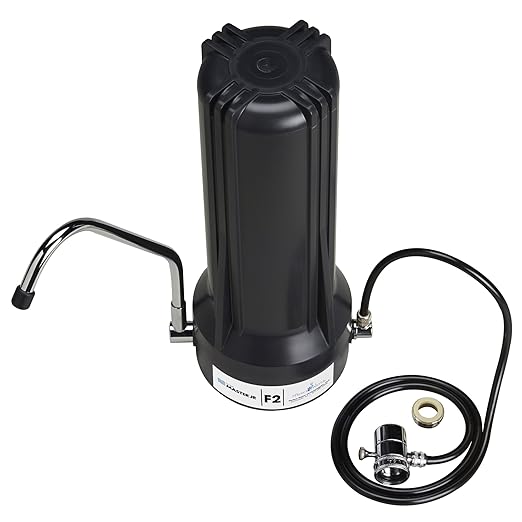 Home Master TMJRF2-BK Jr F2 Jr F2 Multi-stage Countertop Water Filter System by HomeMaster
