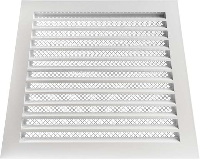 Repa Market 12" x 12" Inch Galvanized Steel White Soffit Air Vent Cover - Image 7