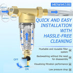 GFC40 Garden Hose Filter with 3/4" GHT Connector, 40 & 100 & 200 Micron - Image 5