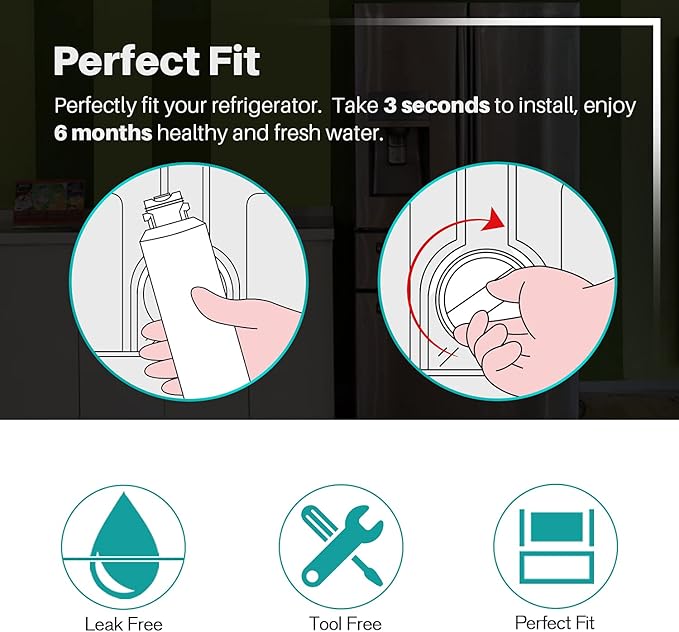 ICEPURE PLUS NSF/ANSI 53 DA29-00020B Refrigerator Water Filter Compatible - Image 7