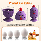 Egg Brush Cleaner, Egg Cleaner for Fresh Eggs, Cute Chick Shaped Egg Wash and - Image 2