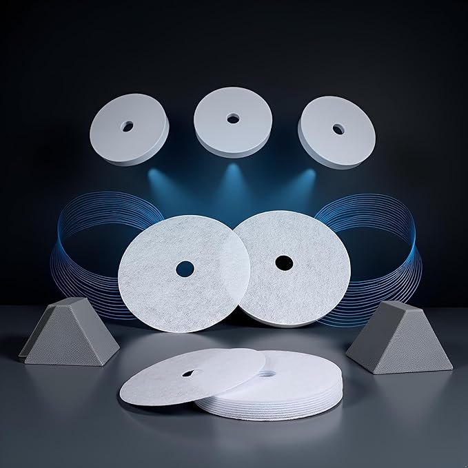 4 Pcs White Cloth Dryer Exhaust Filter, - Image 2