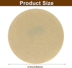Waziaqoc 400 Count 2.5 Inch Natural Unbleached Round Coffee Filter, Replacement - Image 3