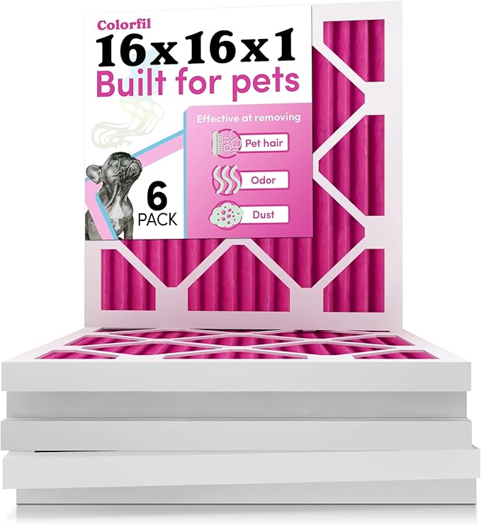 16x16x1 Air Filter by Colorfil | Color Changing Filters by ColorfilAirFilters