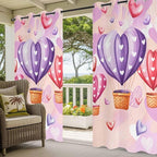 Hot Air Balloons Waterproof Outdoor Curtains - Image 3