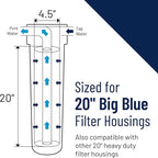 Pentair Pentek DGD-5005-20 Big Blue Water Filter, 20-Inch Whole House Sediment - Image 5