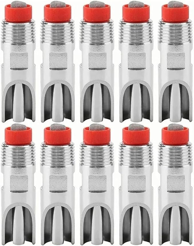 10Pcs Stainless Steel Automatic Nipples, Adjustable Prevent Leakage Pig Nipple - Image 6