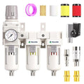 TAILONZ PNEUMATIC 0-150PSI 3/8 Inch NPT Grade 3 Stage Air Drying System by TAILONZPNEUMATIC