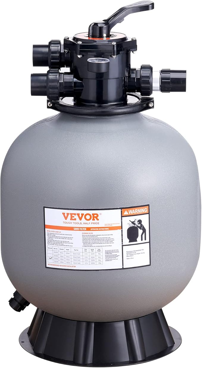 VEVOR 22 Inch Sand Filter, Above Inground Swimming Pool Sand System - Image 9