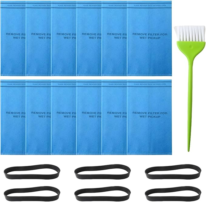 12 Pack Wet Dry Filter Bags Compatible by Mijibisu
