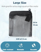Pawfly 8 Pack Aquarium Filter Media Bags, Fish Tank Fine Mesh Bag - Image 3