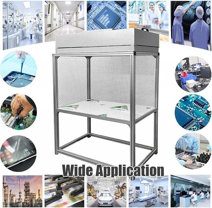 INTSUPERMAI Vertical Laminar Flow Hood Air Flow Clean Bench Workstation - Image 9