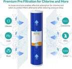 SimPure Whole House Water Filter Cartridges 20" x 4.5" GAC Granular Carbon - Image 4