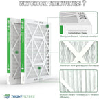 18x18x1 Air Filter 4 Pack, MERV 8 Pleated Dust Defense Air Filters Replacement - Image 4