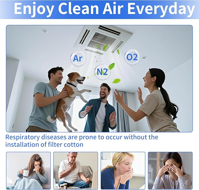 Custom Size Air Vent Filters, for Home Floor, HVAC Furnace Vents - Image 4