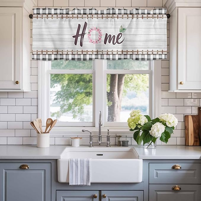 Spring Flowers Curtain Valances - Image 2
