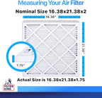 Filter King 16.38x21.38x2 Air Filter | 12-PACK | MERV 8 HVAC Pleated A/C - Image 2
