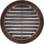 Brown 4" Inch Round Ventilation Grille - Image 2