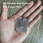 210pcs Stainless Steel Pipe Filters, 12.7mm Smoking Screens Pipe - Image 3