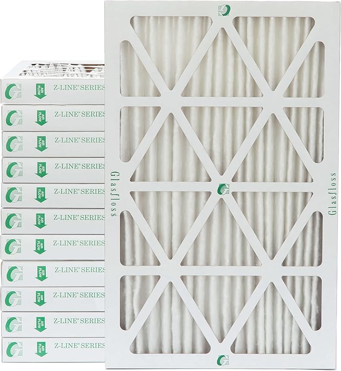 Glasfloss ZL 16x25x2 MERV 13 2" Inch Air Filters by Glasfloss