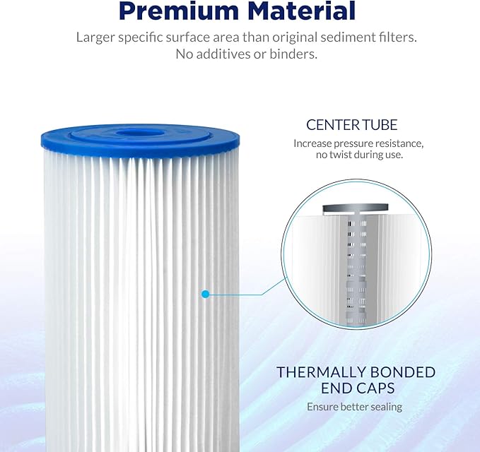 Membrane Solutions 20 Micron Whole House Sediment Water Filter Replacement - Image 5
