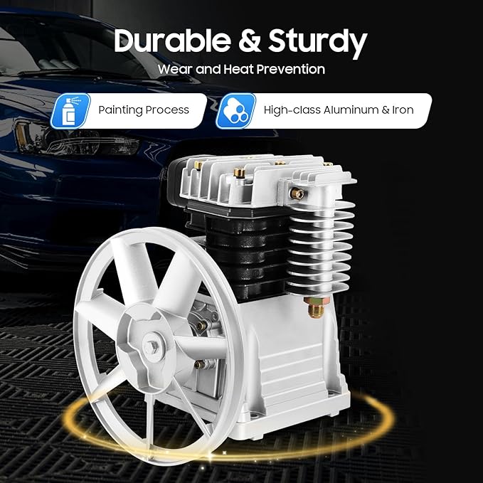Air Compressor Pump Head, 3hp Air Compressor Pump-Head, 2200w Portable - Image 7