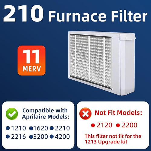 210 Replacement Air Filter, MERV 11, Actual Size: 20.47"x25.6"x3.94", Nominal - Image 2