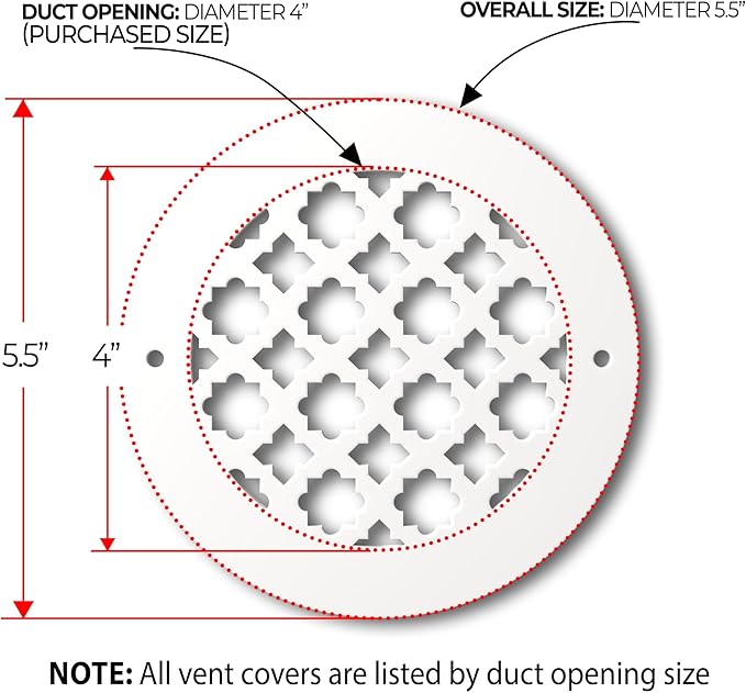 SABA Home Decor Air Vent Cover Grille - Image 4