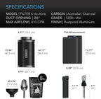 AC Infinity Refillable Carbon Filter Kit 6” - Image 7