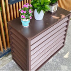 Pool pump covers for outside units, outdoor garbage can enclosures, aluminum by ZUGIATP