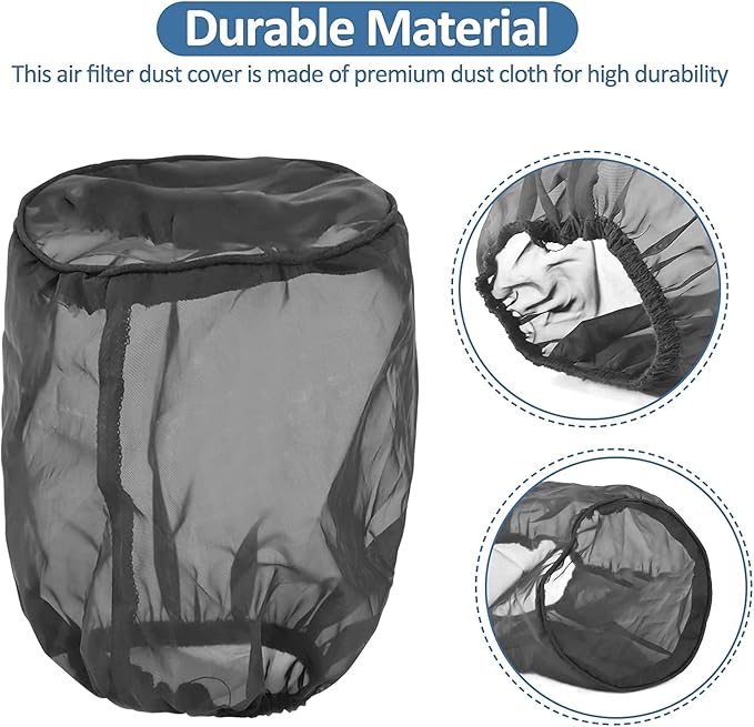 Universal Air Filter Cover, Protects High-Flow Air Intake Filters - Image 2