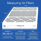 Nordic Pure 20x25x5 Lennox X6673 X6675 Replacement Air Filter MERV 8 + Carbon 4 - Image 2