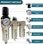Upgraded 3/4" NPT Heavy Duty Industrial Grade 3 Stage Air Drying System - Image 3