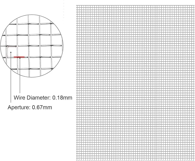 Stainless Steel Filter Mesh 30 Mesh Screen, 304 Woven Wire Cloth Roll - Image 3